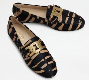Escarpins TOD'S Femme - Noir En Cuir Suédé & Cuir - Taille 39.5 EU / 8 US - Style Ballerines - Occasion Très Bon État