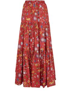 Jupe longue Frida imprimé fleuri