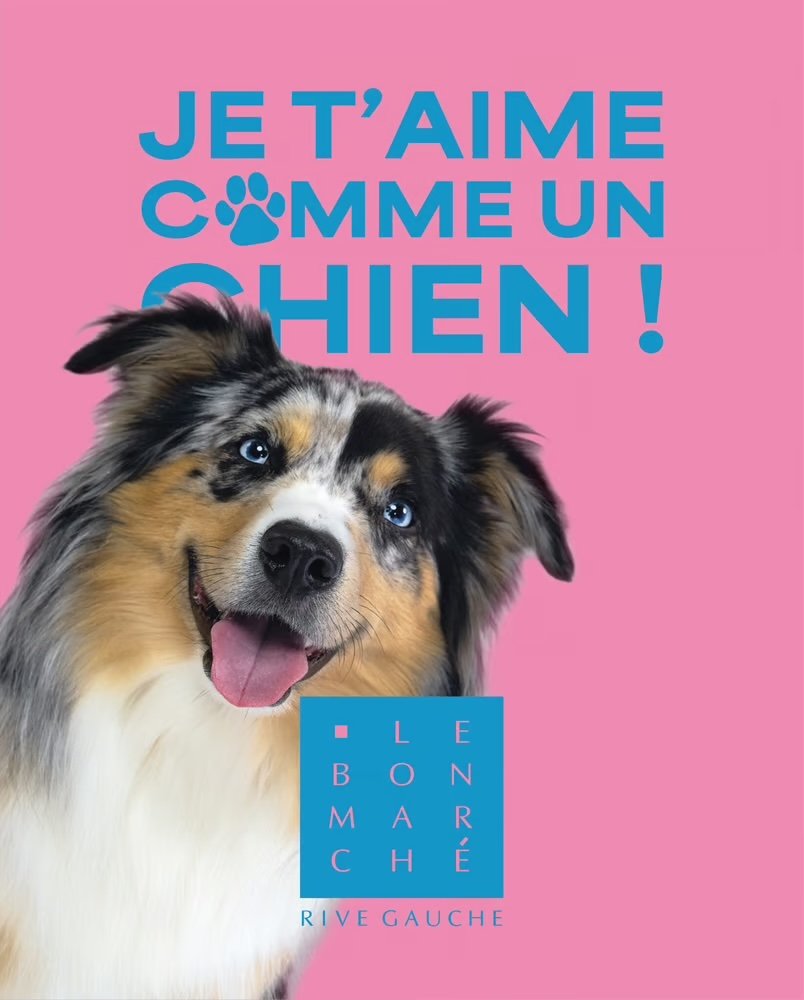 Je t'aime comme un chien ! : l'exposition waouf du Bon Marché 1 Exposition Je t'aime comme un chien ! Le Bon Marché Paris